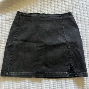 Wild Fable Charcoal Denim Skirt